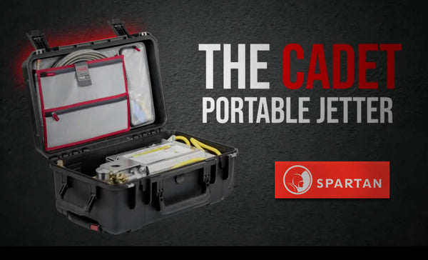 Introducing the Spartan Cadet Portable Suitcase Jetter: Revolutionizing Drain Cleaning