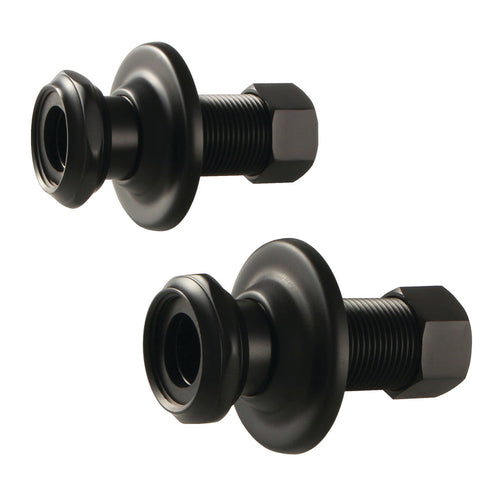 Aqua Vintage AEU4100 1-3/4 Inch Wall Union Extension, Matte Black