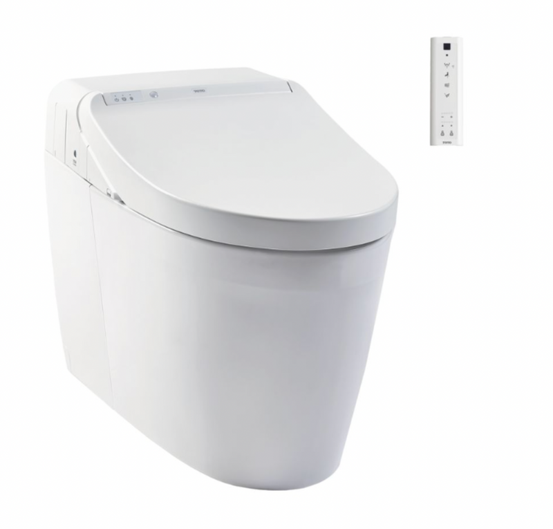 TOTO G450 WHITE INTEGRATED SMART TOILET - 1.0 GPF & 0.8 GPF