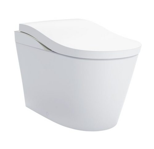 TOTO NEOREST LS DUAL, NICKEL TRIM FLUSH TOILET - 1.0 GPF & 0.8 GPF - MS8732CUMFG#01N