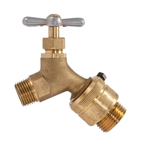 Watts SC8-1 Cast Hose Bibb, No Kink Faucet, 1/2" Male