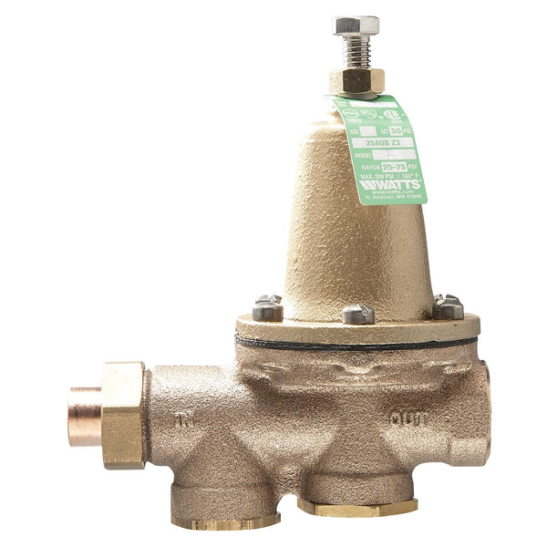 Watts LF25AUB-S-Z3 1/2 Pressure Regulator for Plumbing