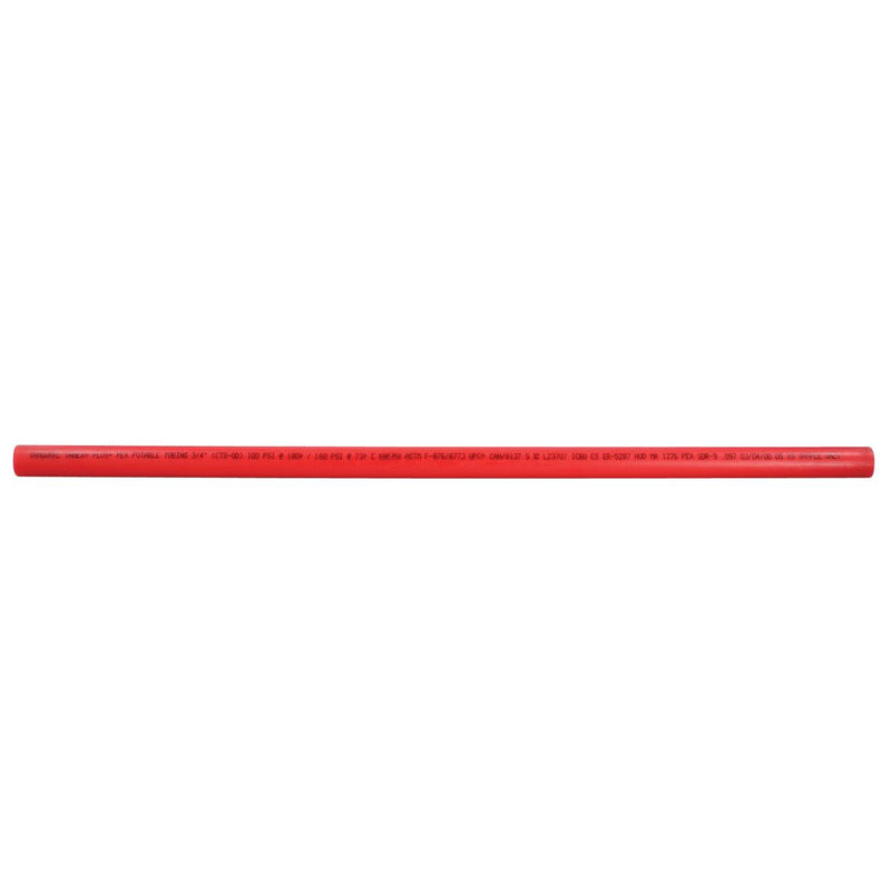 Watts WPTS08-25R 1/2 X 20 Ft In Pex Pipe, Red, 25 Sticks