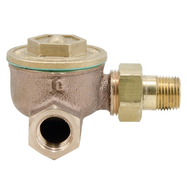 Watts 1/2" T-Static Radiator Steam Trap, Right Hand Corner