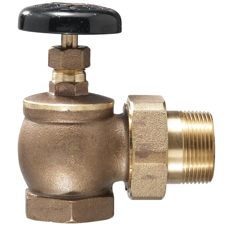 Watts RA-2-AP 1 1 In Brass Steam Radiator Angle Valve