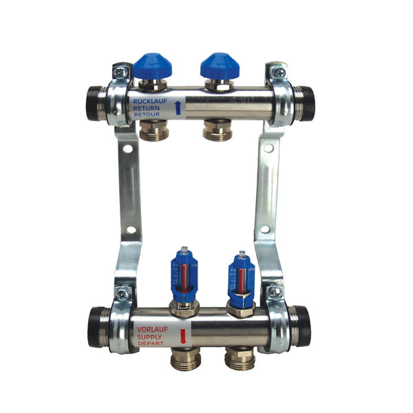 Watts MAN,M2,FLOW, 1 IN Manifold - Plumbing Equipment