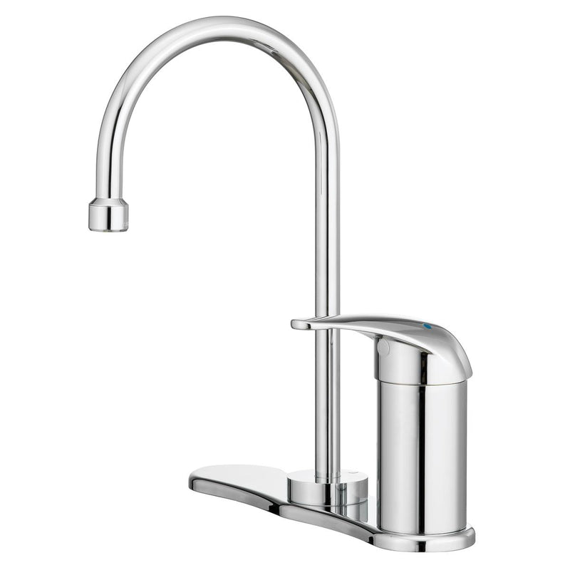 Powers G-Neck T-Static Faucet w/ Deck Plate Laminar Flow