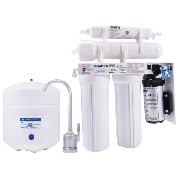 Watts PWRO4ZRO Four Stage Zero Waste Reverse Osmosis System