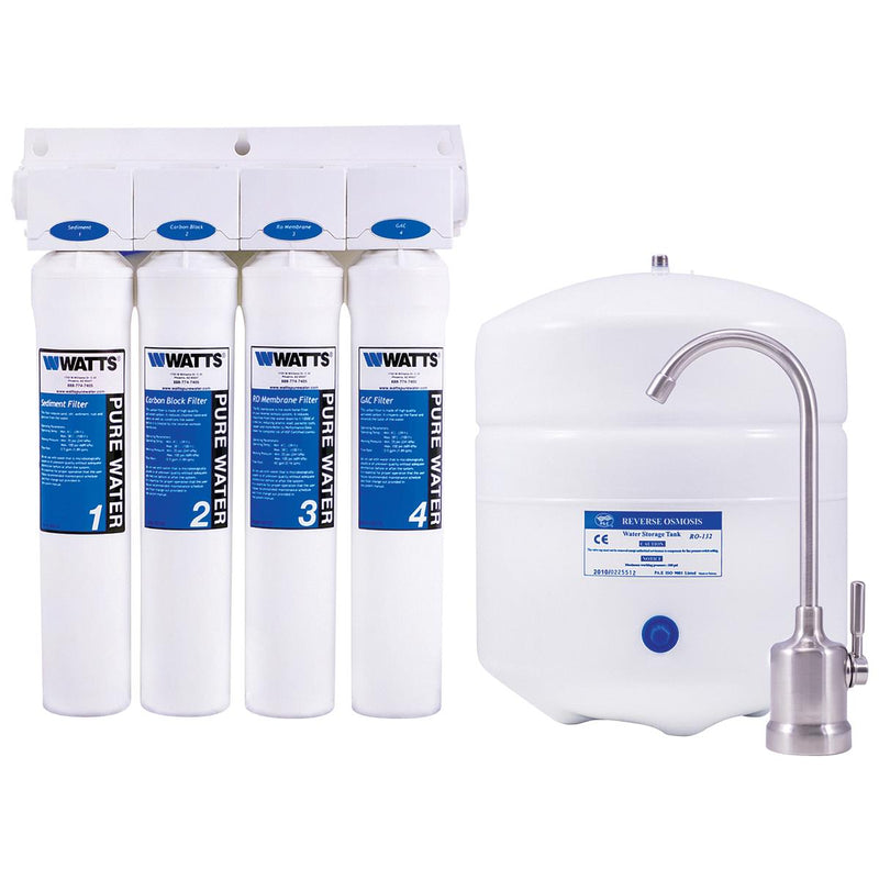 Watts PWROKC4 Four Stage Kwik-Change Reverse Osmosis System