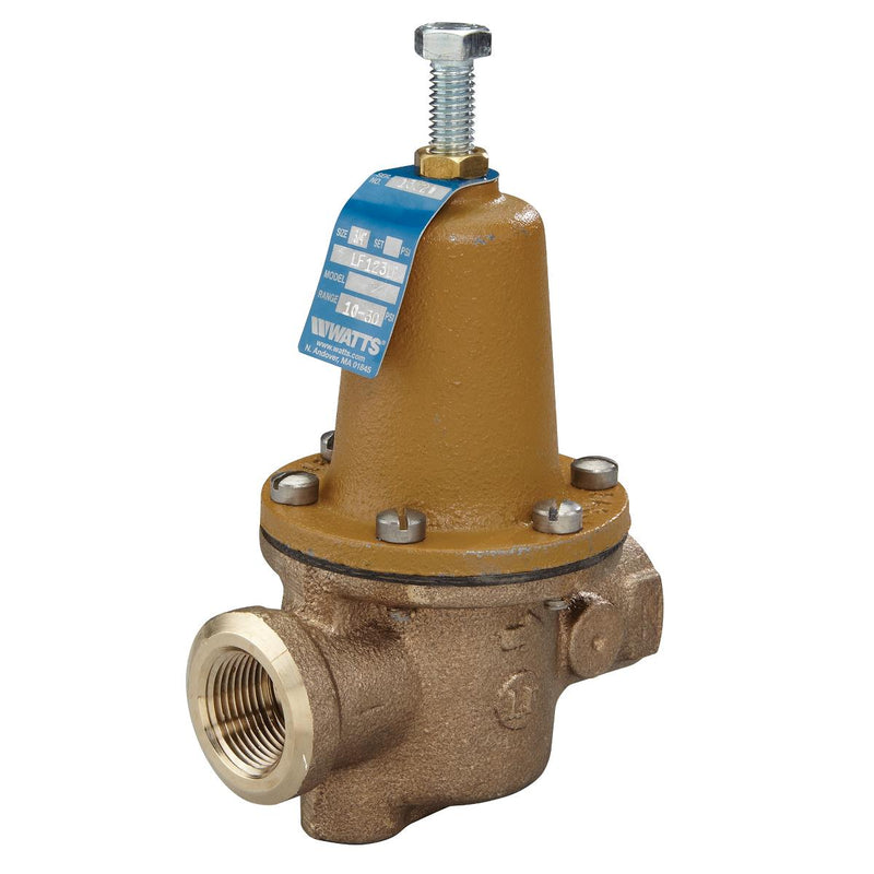 Watts LF123-LP 3/4 Pressure Regulator for Plumbing