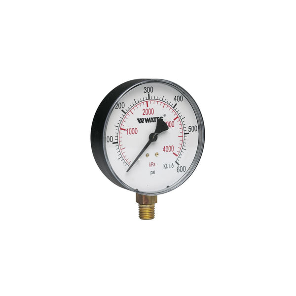 Watts LFDPG1-2 0-15 1/4 Gauge for Plumbing