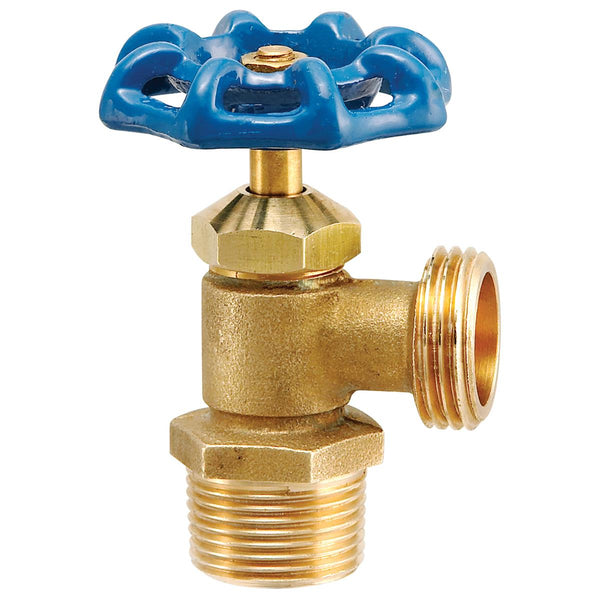 Watts BD6 3/4 3/4" Boiler Drain Shutoff, Male Ips, Straight