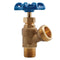 Watts 1/2" Boiler Drain Shutoff, Dual Conn Solder/Male, Agl