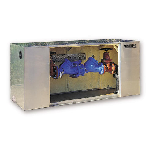 Watts 125" X 36" X 64" Aluminum B-Flow Enclosure, Strainer,