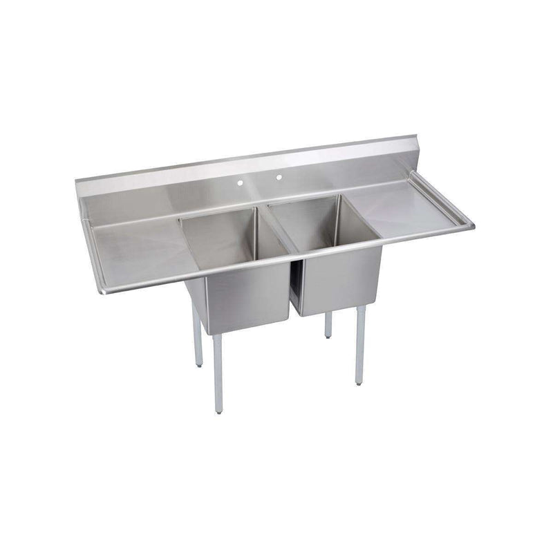 Elkay 14-2C18X24-2-18X 2 Comp. Sinks,