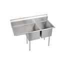 Elkay 14-2C18X24-L-18X 2 Comp. Sinks,