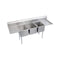 Elkay 14-3C16X20-2-18X 3 Comp. Sinks,