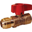 Watts 91-3042R 5/8 IN OD Flare X 3/4 IN FIP Gas Connector Shutoff Valve