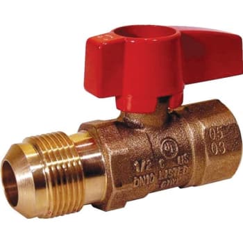 Watts 91-3042R 5/8 IN OD Flare X 3/4 IN FIP Gas Connector Shutoff Valve