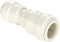 Watts 3515R-1008 1/2 IN CTS x 3/8 IN CTS Quick-Connect Reducing Coupling, Plastic