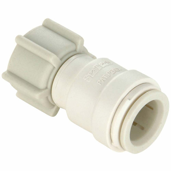 Watts CONN-F 1/2CTS X 3/4 CLOSET 1/2 IN CTS x 7/8 IN BC Quick-Connect Female Swivel Adapter, Plastic