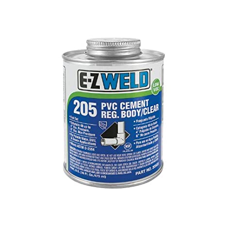 1/4" PT CLEAR PVC CEMENT