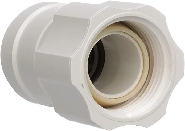 Watts CONN-F 22 MM X 3/4 NPS 22 MM x 3/4 IN NPSM Plastic Quick-Connect Female Adapter