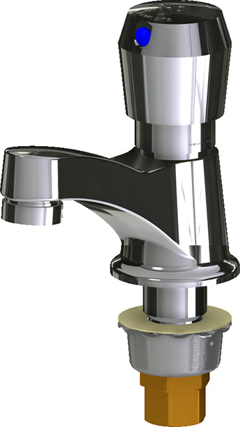 Chicago Faucets Single Wallter Inlet Faucet Metering 333-665PSHVPAABCP