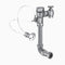 Sloan Crown Single Flush Manual Flushometer 3522655