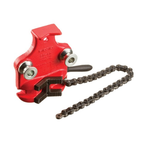 RIDGID 1/8" -4" BC4A Botton Screw Bench Chain Vise 40180