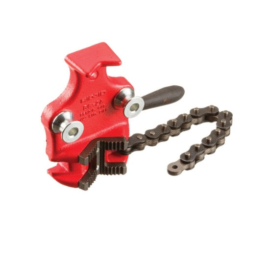 RIDGID 1/8" - 4-1/2" BC410P Top Screw Bench Chain Vise For Plastic 40200