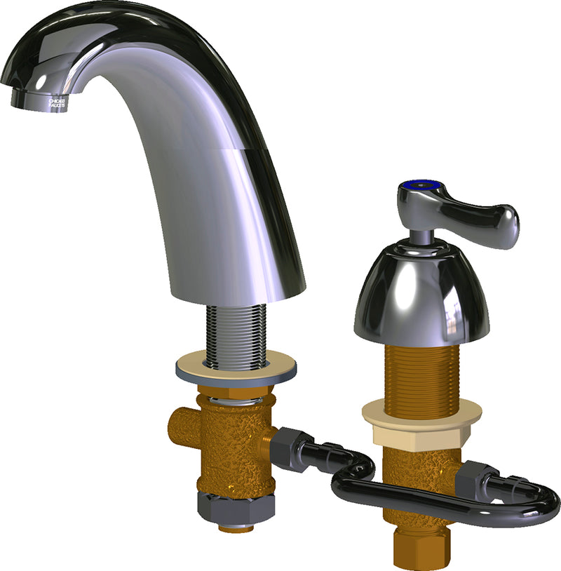 Chicago Faucets Lavatory Faucet 405-VHE64CWallB