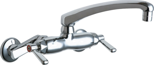 Chicago Faucets Kitchen Sink Faucet 445-L8E35ABCP