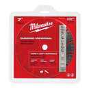 Milwaukee 7" Diamond Universal Segmented-turbo Saw Blade