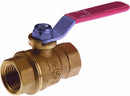 1 1/2" Red Gas Ball Valve