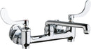 Chicago Faucets Sink Faucet, 8'' Wall W/ Stops 640-S6E1-317YAB