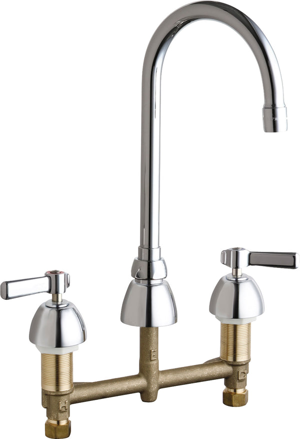 Chicago Faucets Concealed Kitchen Sink Faucet 786-E35-369ABCP