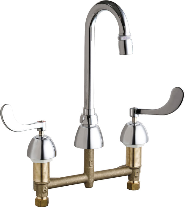 Chicago Faucets Vandal Proof Concealed Kitchen Sink Faucet 786-GN1AE29VPABCP