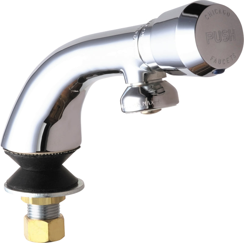 Chicago Faucets Single Faucet Metering 807-665PushABCP