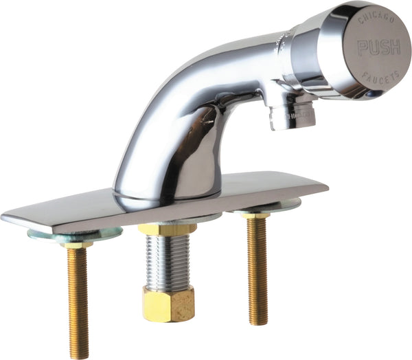 Chicago Faucets Metering Lavatory Faucet 857-E12-665PushABCP