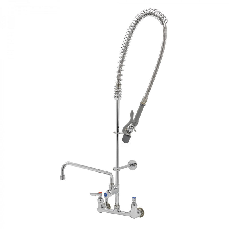 T&S Brass B-0133-ADF12-BJ Pre-Rinse, 8" Wall Mount Faucet