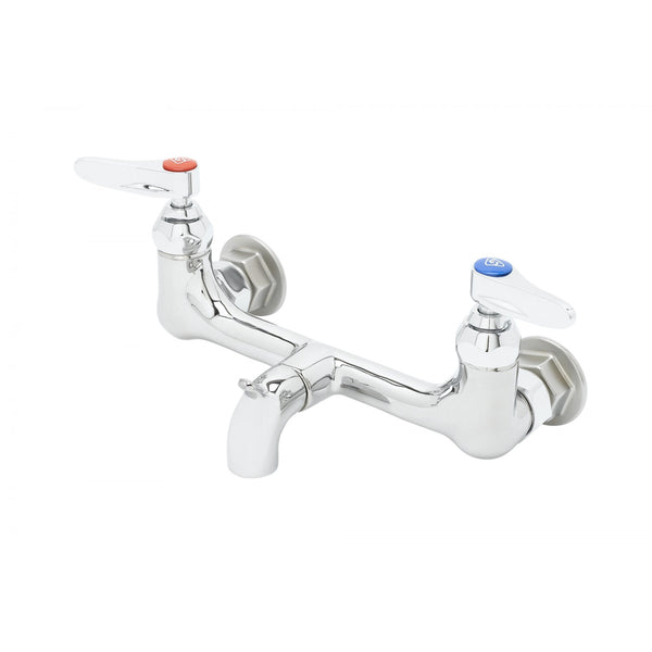 T&S Brass B-0672-POL Service Sink Faucet, Wall Mount