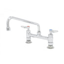 T&S Brass B-2280-CR 8" Deck Mount Base Faucet