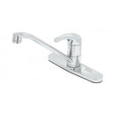 T&S Brass B-2731 Single Lever Faucet, 9" Spout, Swivel Base