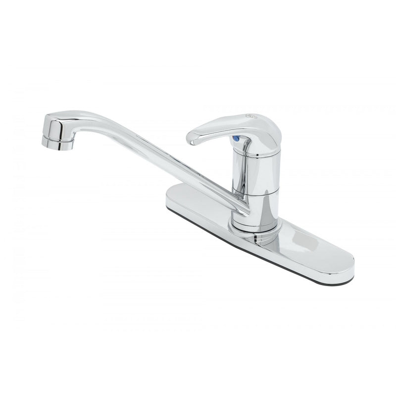 T&S Brass B-2731 Single Lever Faucet, 9" Spout, Swivel Base