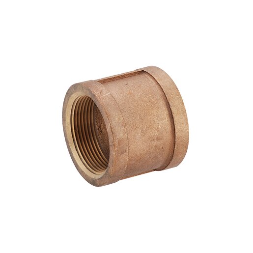 Lead Free 1-1/4" Brass Coupling