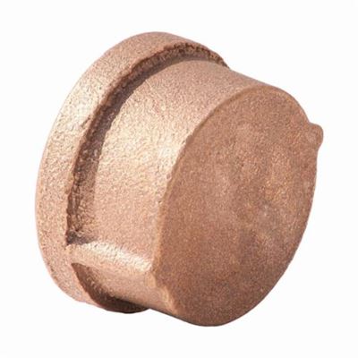 Lead Free 1/4" Brass Cap