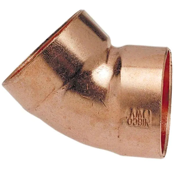 2 DWV Copper 45 Elbow