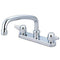 Central Brass Deck Mount Kitchen Faucet with 8" Spout