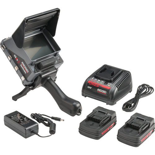 RIDGID CS6x Monitor Kit w/ 2 Batteries and Charger